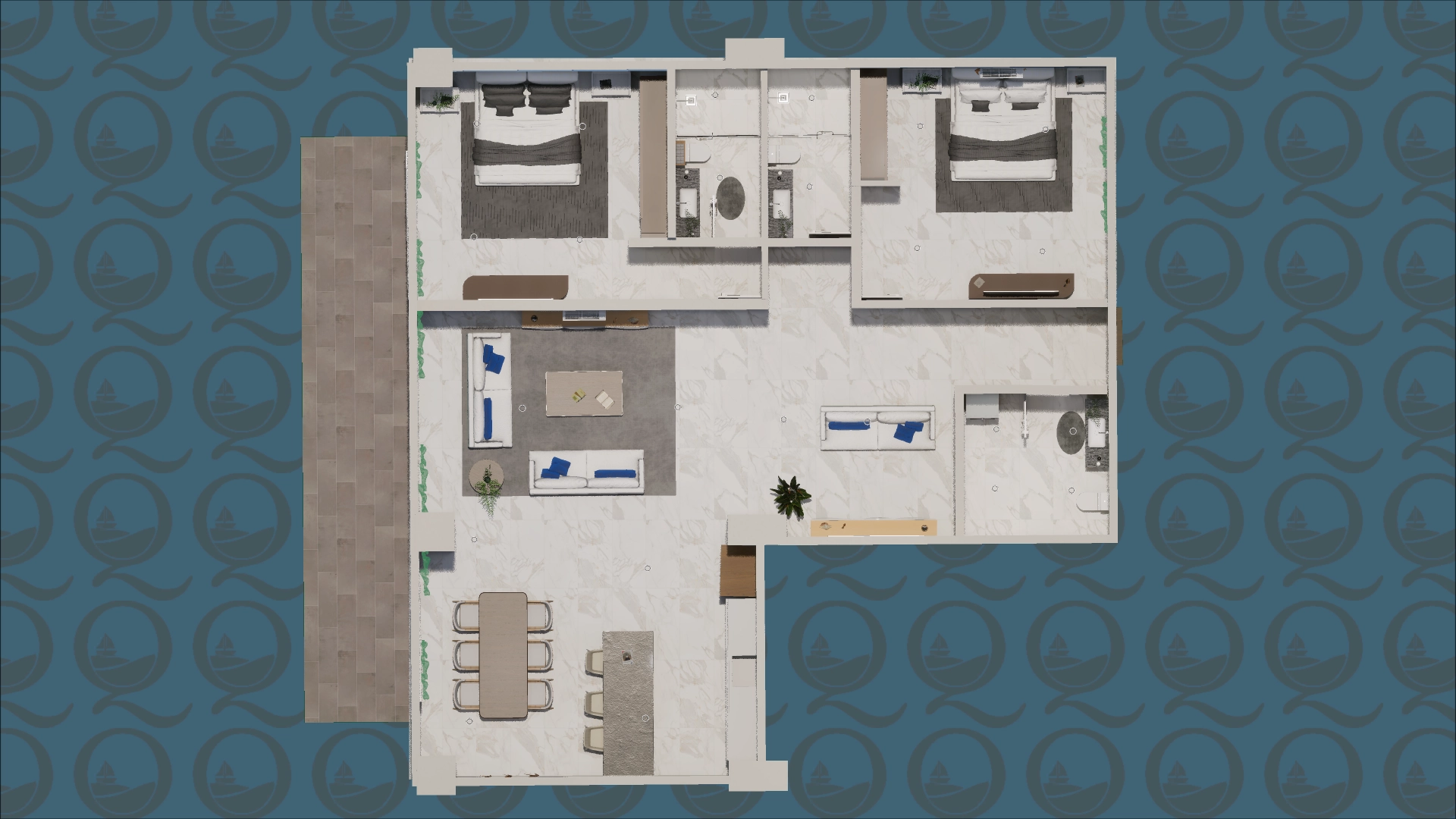 Plano 1 - Residencia 205
