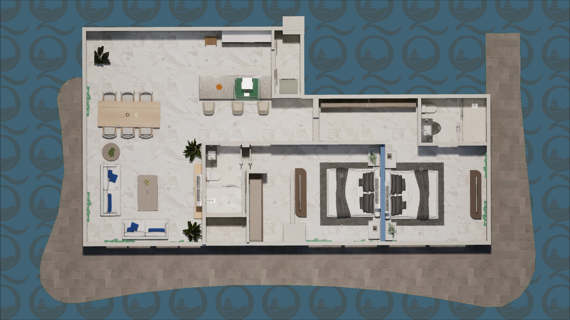 Plano 1 - Residencia 210